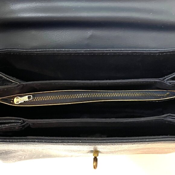 Vintage Navy Blue Weymouth American Handbag 1960's Made in England - Picture 11 of 11